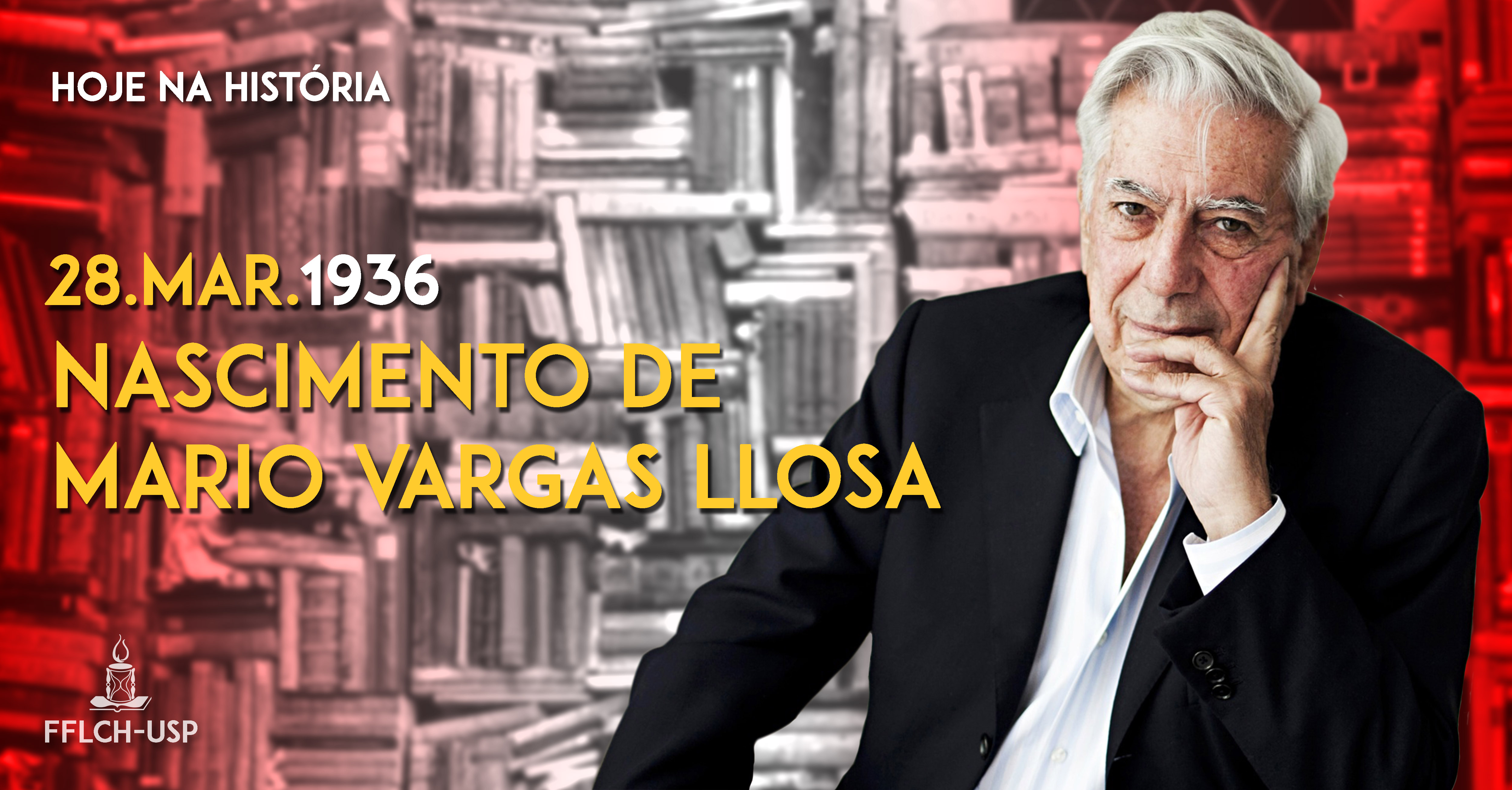 Nascimento de Mario Vargas Llosa (Arte: Renan Braz)