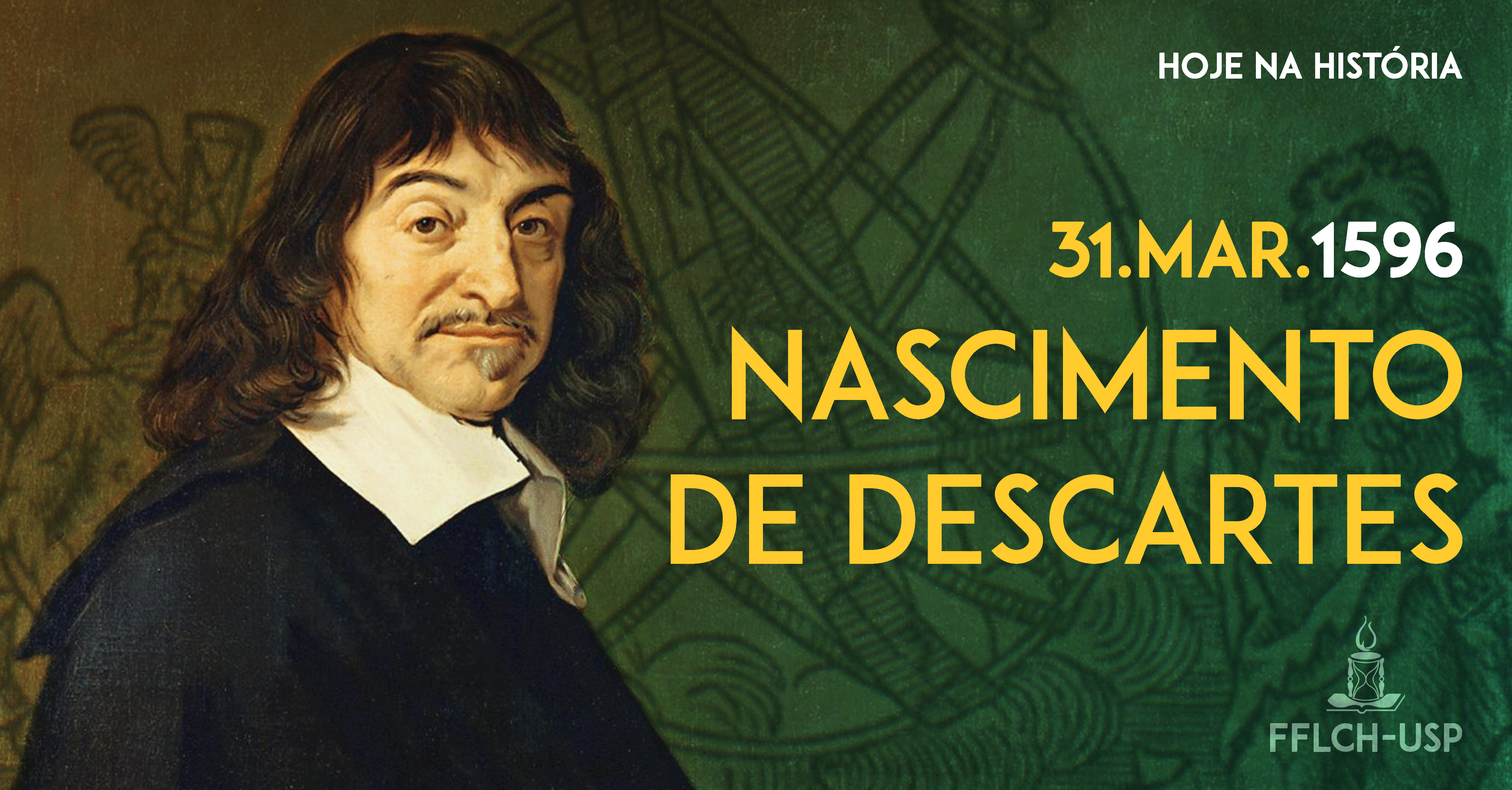 Nascimento de René Descartes (Arte: Davi Morais)