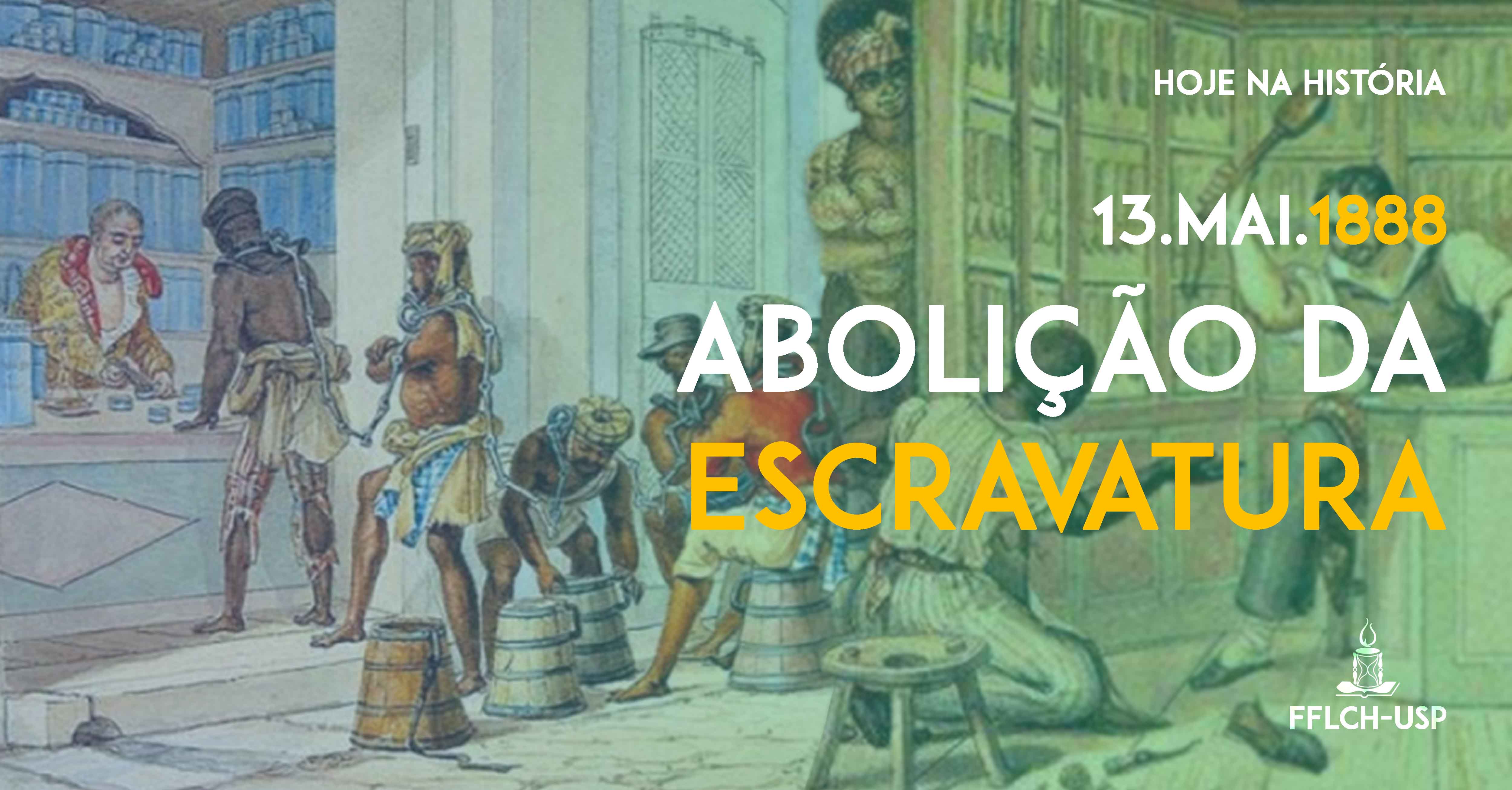 Abolição da escravidão no Brasil (Arte: Ricardo Freire)