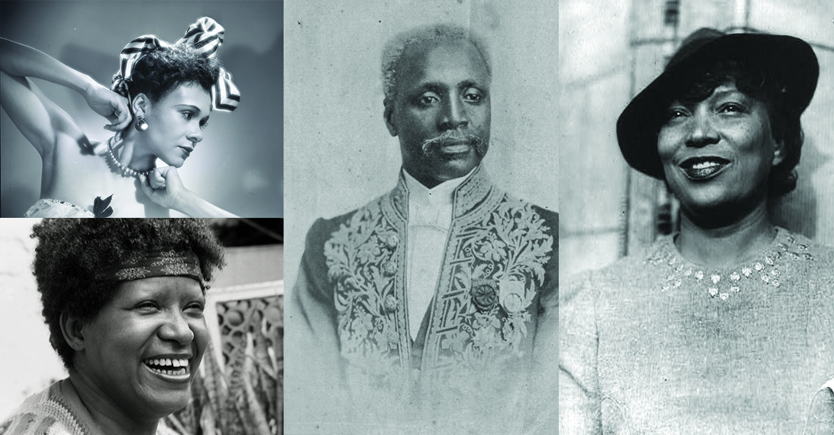 imagens de vários autores negros da Antropologia