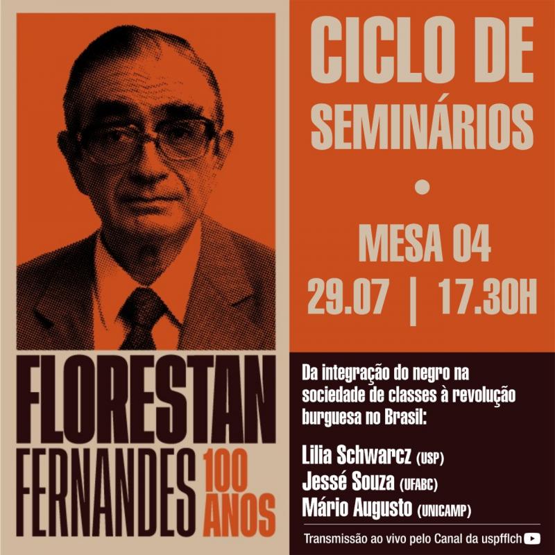Mesa 4 do ciclo de seminários virtuais - Florestan Fernandes 100 anos