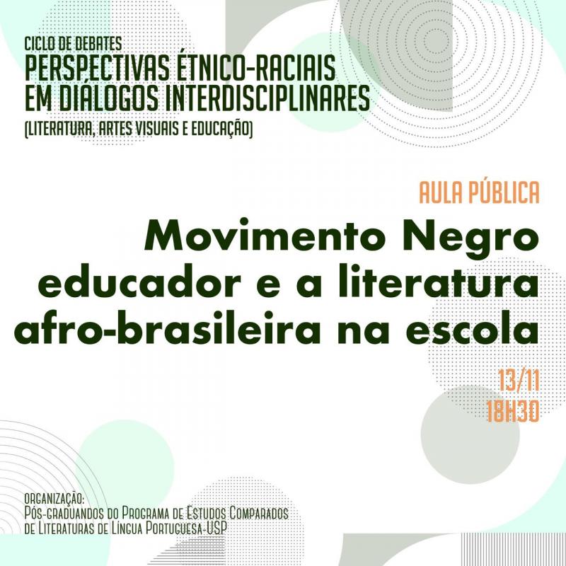 movimento negro educador literatura afro brasileira escola cartaz