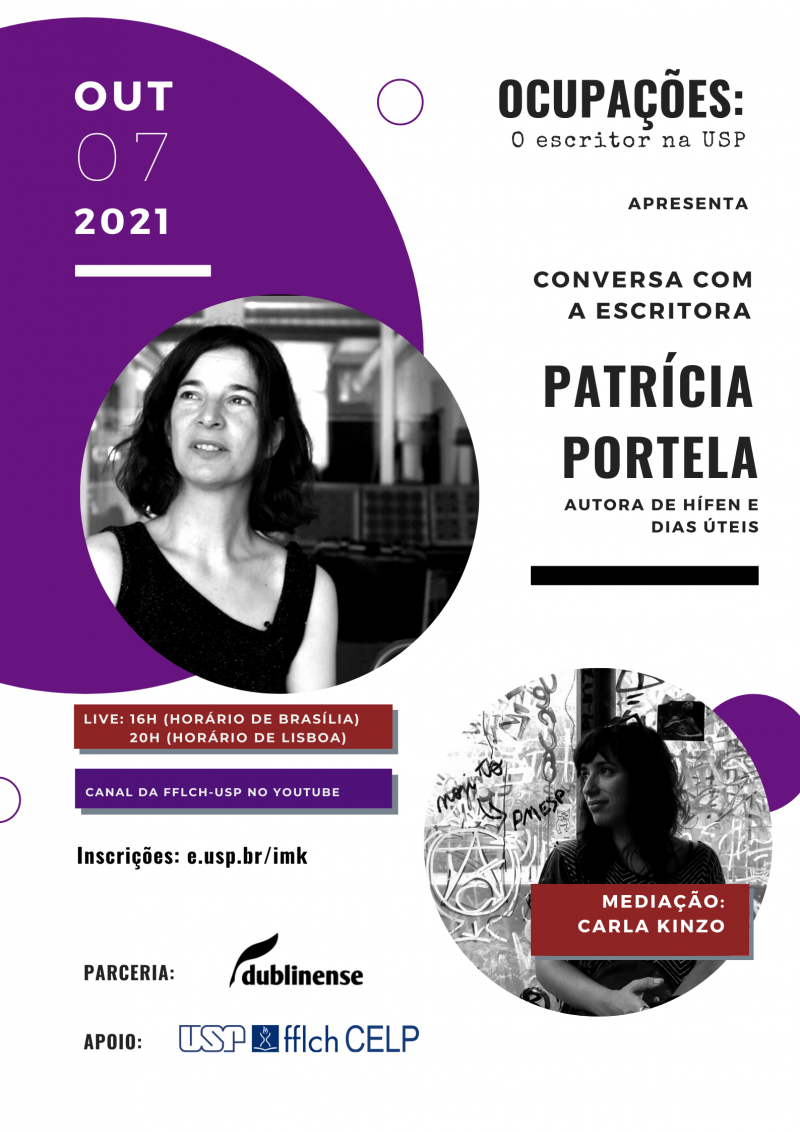 Conversa com a escritora portuguesa Patrícia Portela