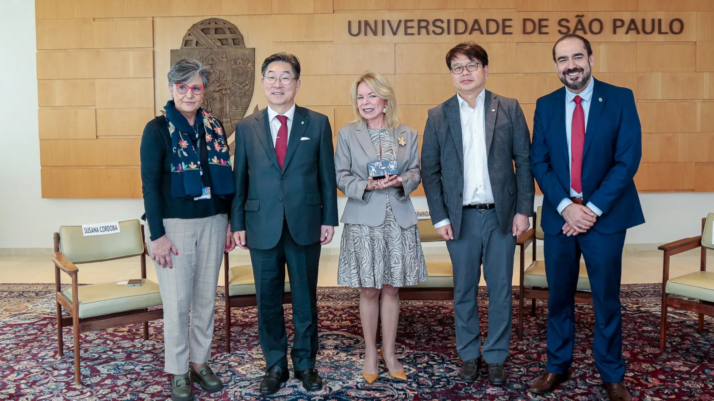 USP e Korea University assinam acordo de cooperação internacional (Foto: Cecília Bastos/USP Imagens)