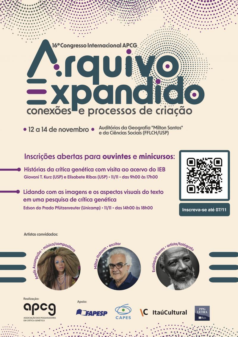 16º Congresso Internacional da APCG – Arquivo Expandido (cartaz)