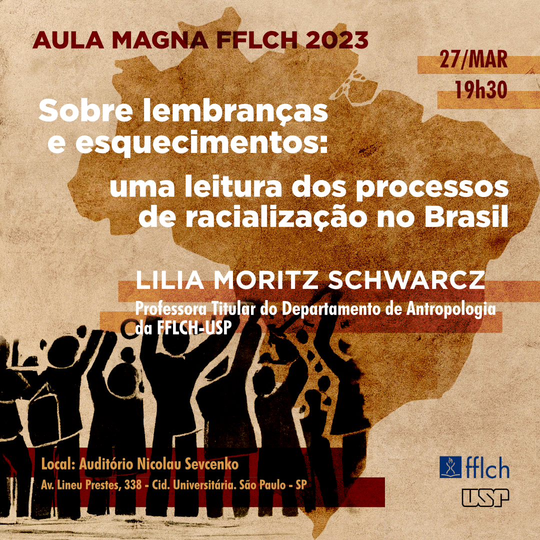 Aula Magna FFLCH 2023, com a professora Lilia Moritz Schwarcz