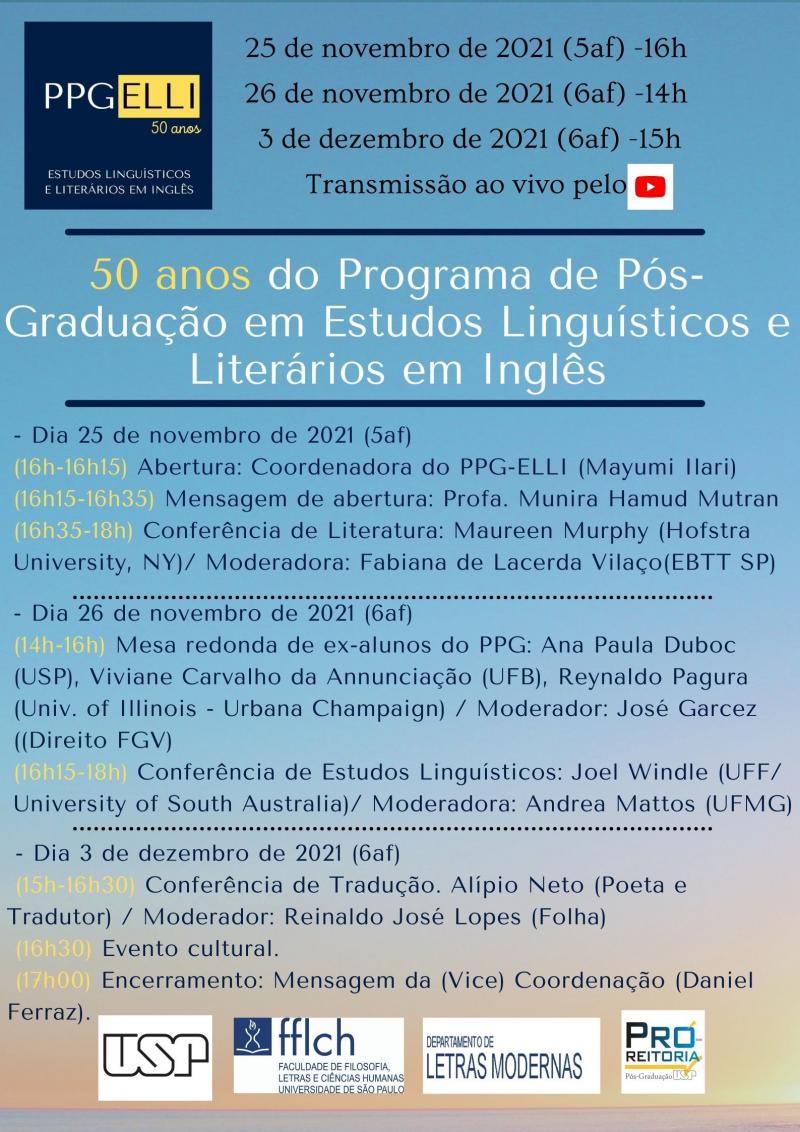 Programa de Pós-Graduação em Estudos da Tradução