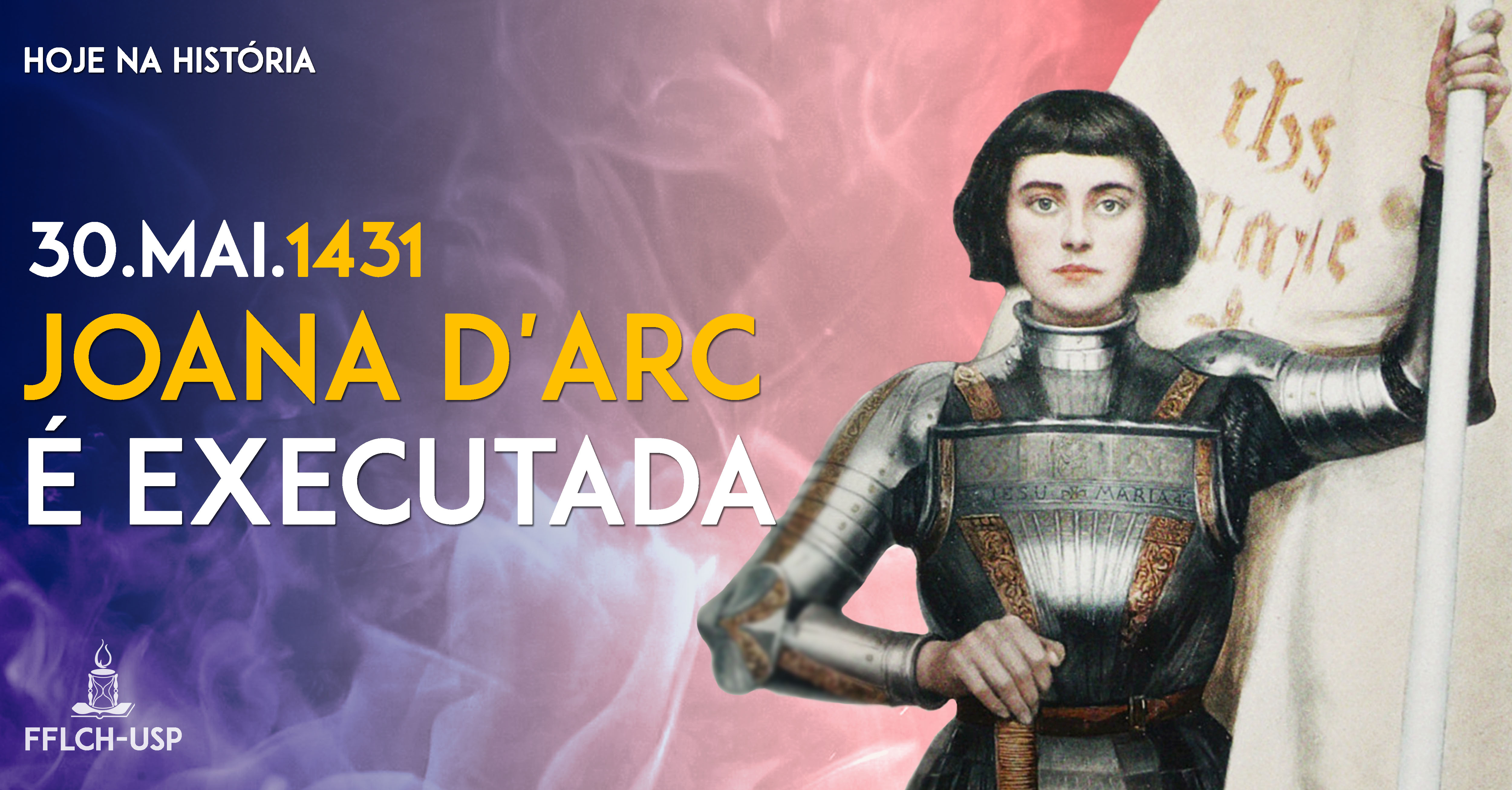 Joana d'Arc é executada pela Igreja Católica (Arte: Renan Braz)